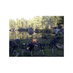 Walkstool Comfort 55 Camping Stool - 3 Legs, Black | Ultimate Comfort for Outdoor Adventures